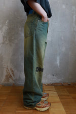 ŽYDINČIOS ŠIRDYS faded denim Jeans